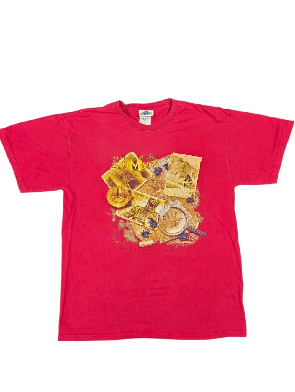 Y2K Revenge Of The Mummy T-Shirt Universal Studios Promo Medium Streetwear Movie